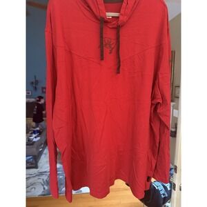 Nike Tampa Bay Buccaneers Hooded Long Sleeve Red Pullover Shirt Size 3XL